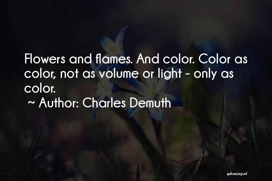 Light And Color Quotes By Charles Demuth