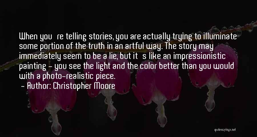 Light And Color Quotes By Christopher Moore