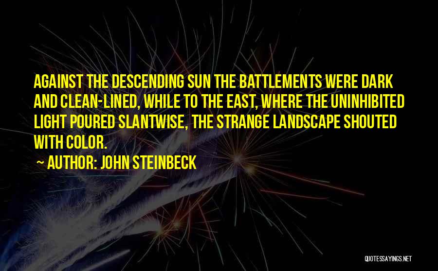 Light And Color Quotes By John Steinbeck
