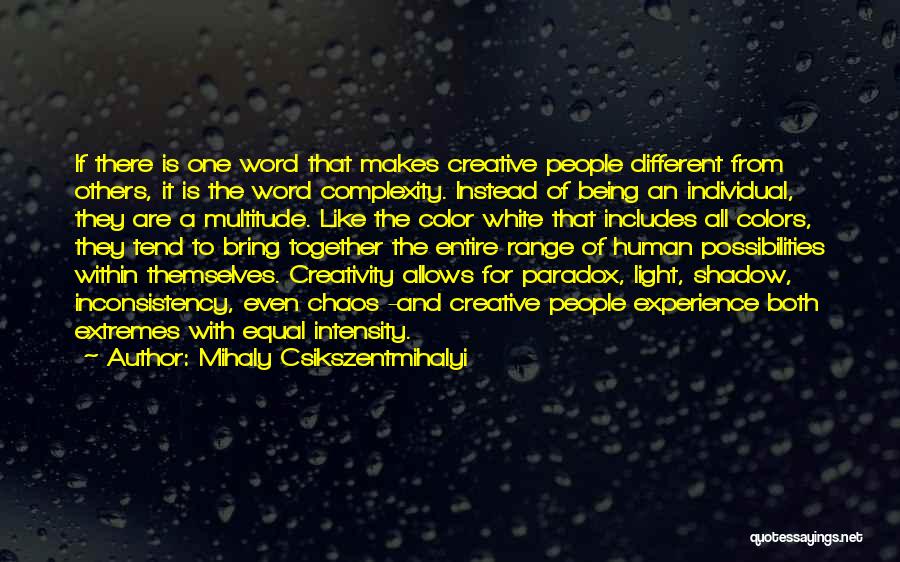 Light And Color Quotes By Mihaly Csikszentmihalyi
