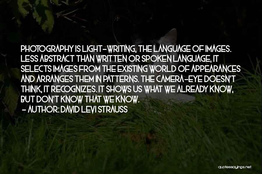 Light And Photography Quotes By David Levi Strauss