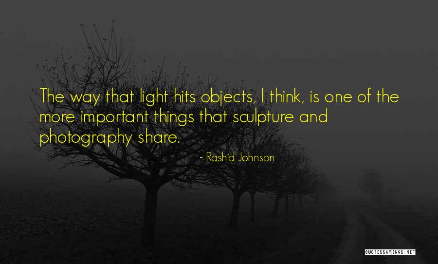 Light And Photography Quotes By Rashid Johnson