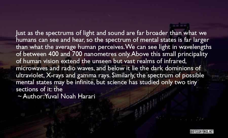 Light And Sound Quotes By Yuval Noah Harari