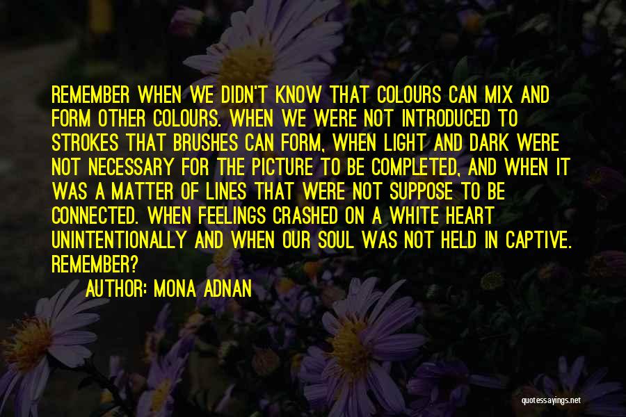Light Art Quotes By Mona Adnan