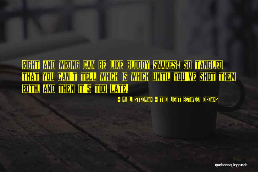 Light Between Oceans Quotes By M. L. Stedman - The Light Between Oceans Light Between Oceans Quotes By M. L. Stedman - The Light Between Oceans