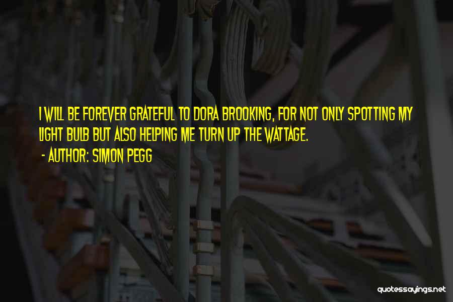 Light Bulb Quotes By Simon Pegg