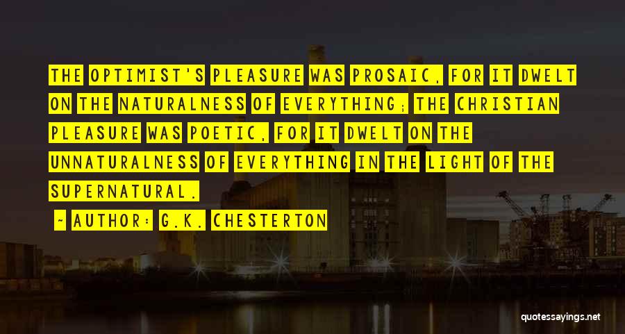 Light Christian Quotes By G.K. Chesterton