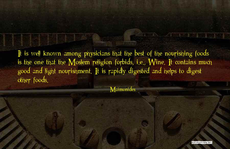 Light Food Quotes By Maimonides Light Food Quotes By Maimonides