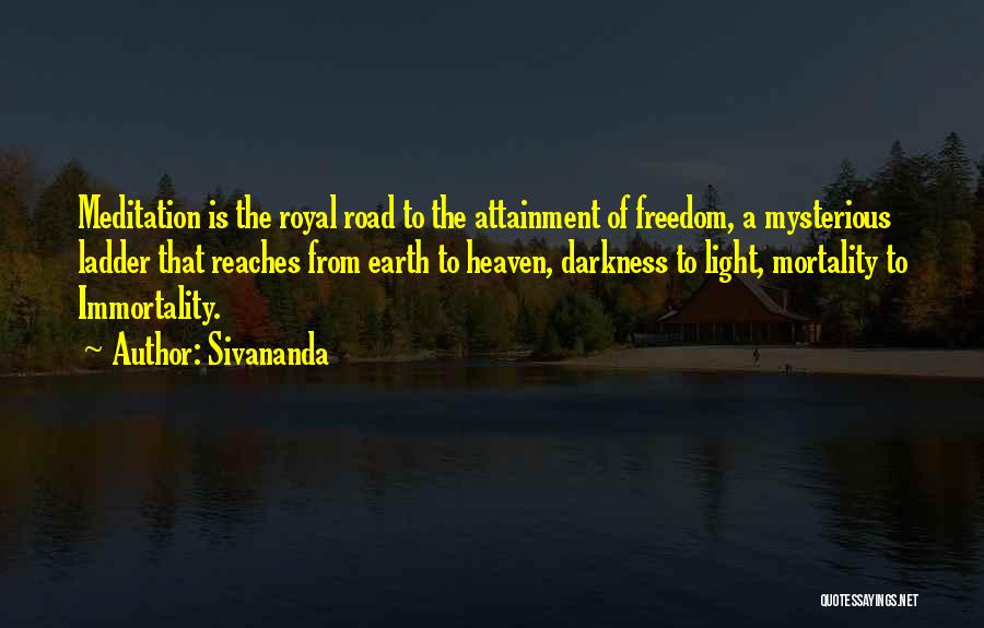 Light From Darkness Quotes By Sivananda