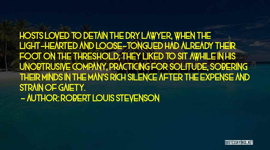 Light Hearted Quotes By Robert Louis Stevenson