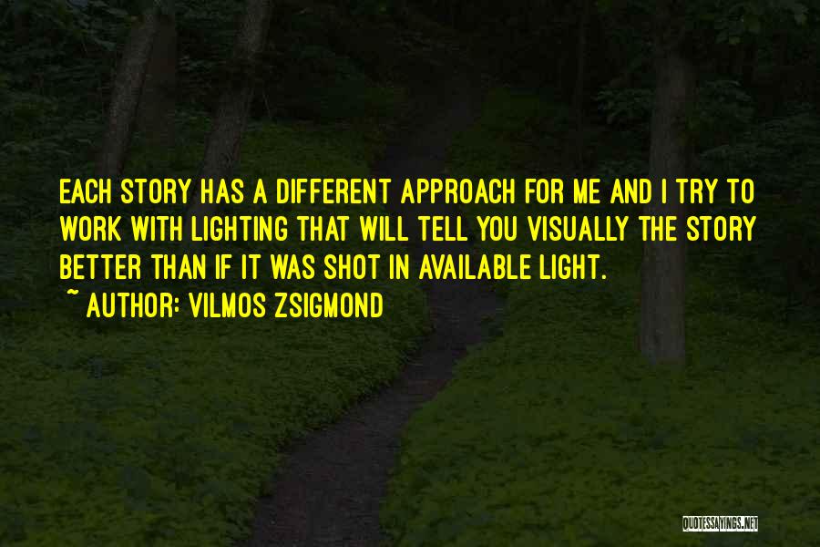 Light In Me Quotes By Vilmos Zsigmond