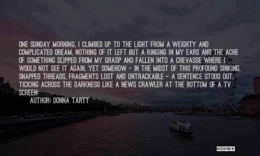 Light In The Midst Of Darkness Quotes By Donna Tartt