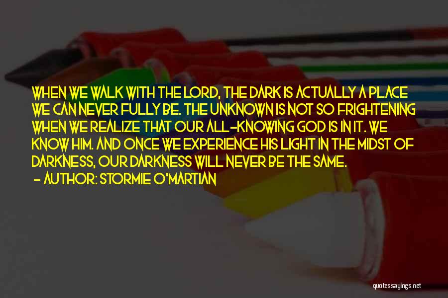 Light In The Midst Of Darkness Quotes By Stormie O'martian