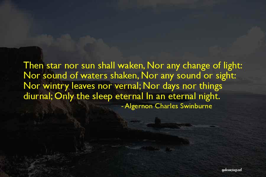 Light In The Night Quotes By Algernon Charles Swinburne