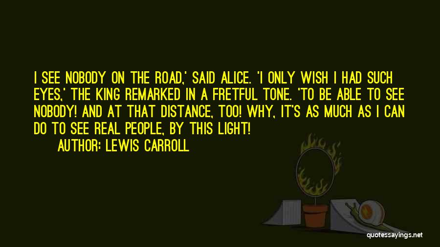 Light In The Road Quotes By Lewis Carroll