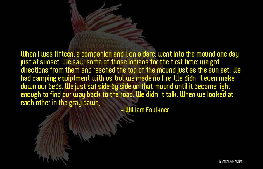 Light In The Road Quotes By William Faulkner