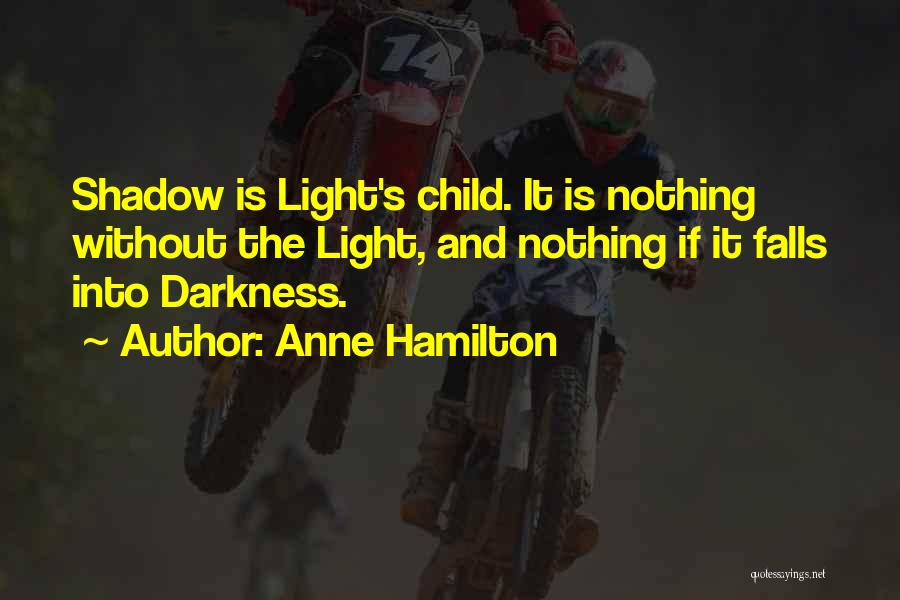 Light Into Darkness Quotes By Anne Hamilton