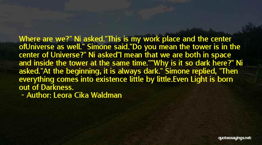 Light Into Darkness Quotes By Leora Cika Waldman