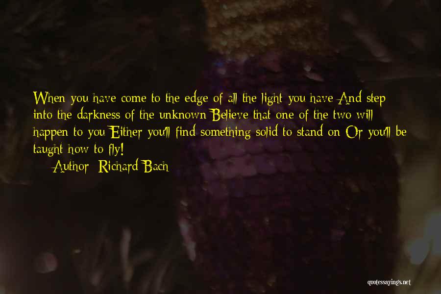 Light Into Darkness Quotes By Richard Bach