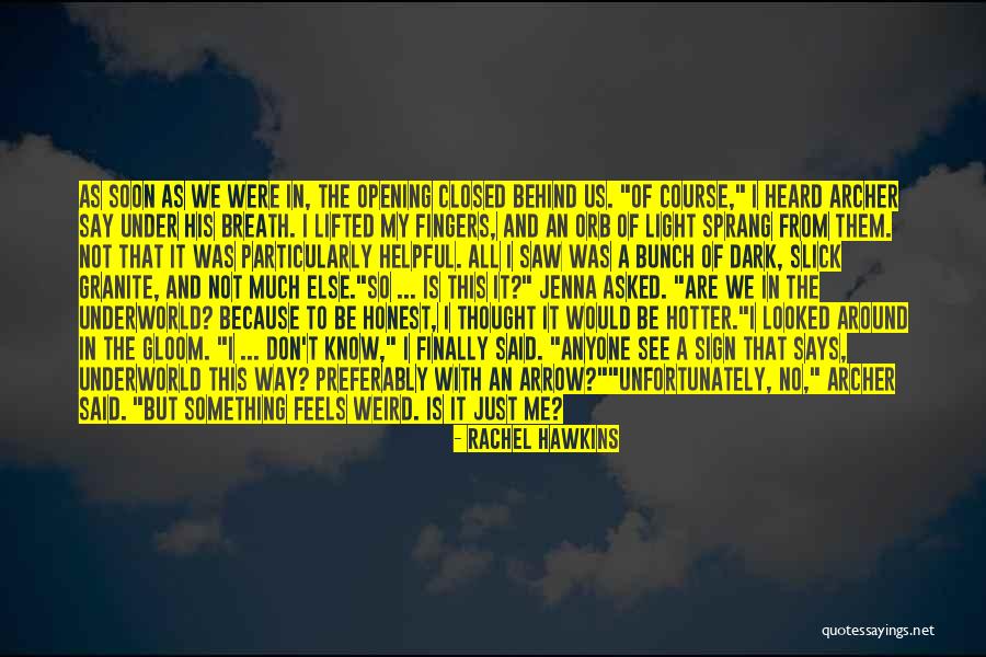 Light Is All Around Us Quotes By Rachel Hawkins Light Is All Around Us Quotes By Rachel Hawkins