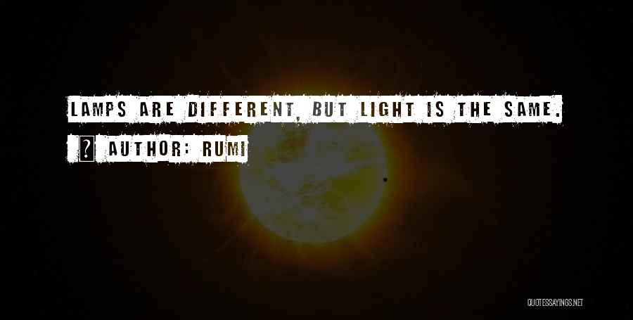 Light Lamps Quotes By Rumi