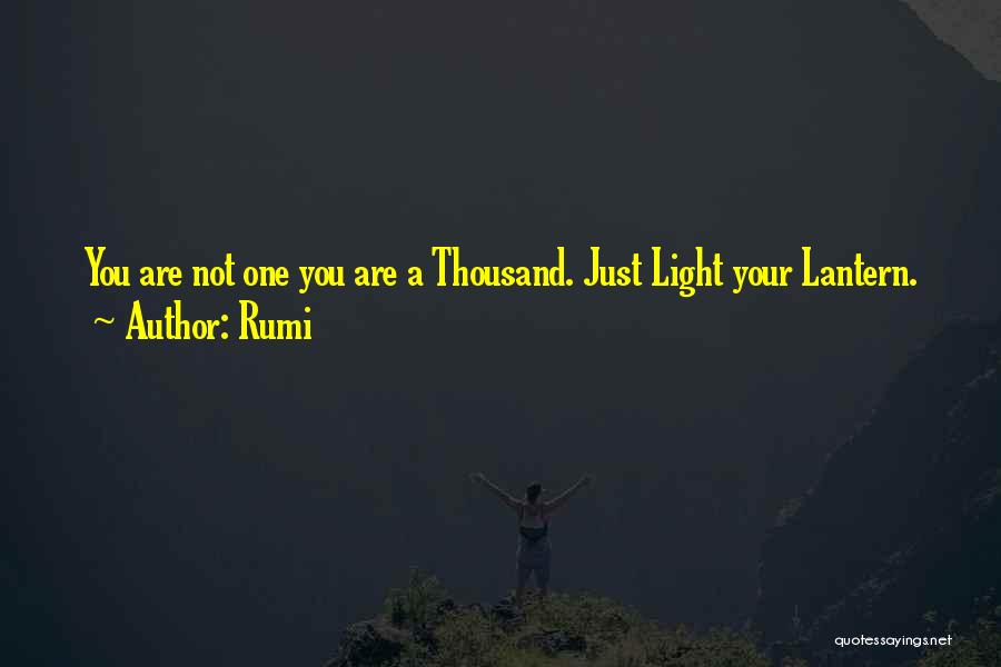 Light Lanterns Quotes By Rumi