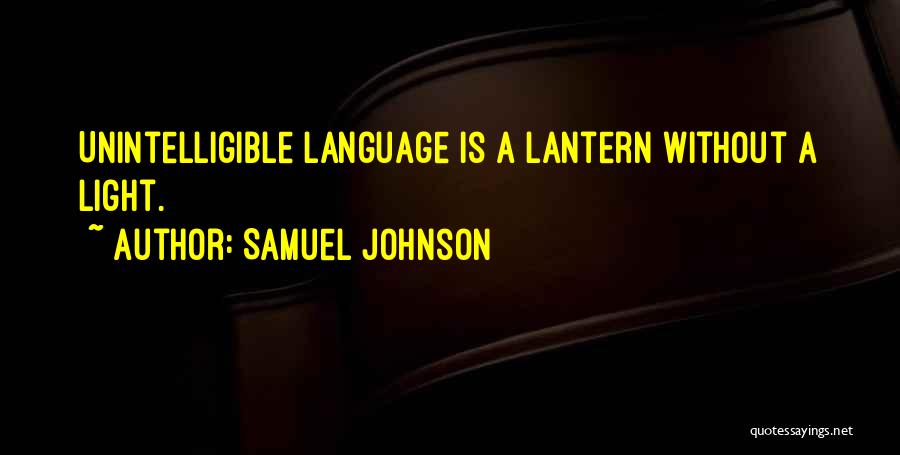 Light Lanterns Quotes By Samuel Johnson