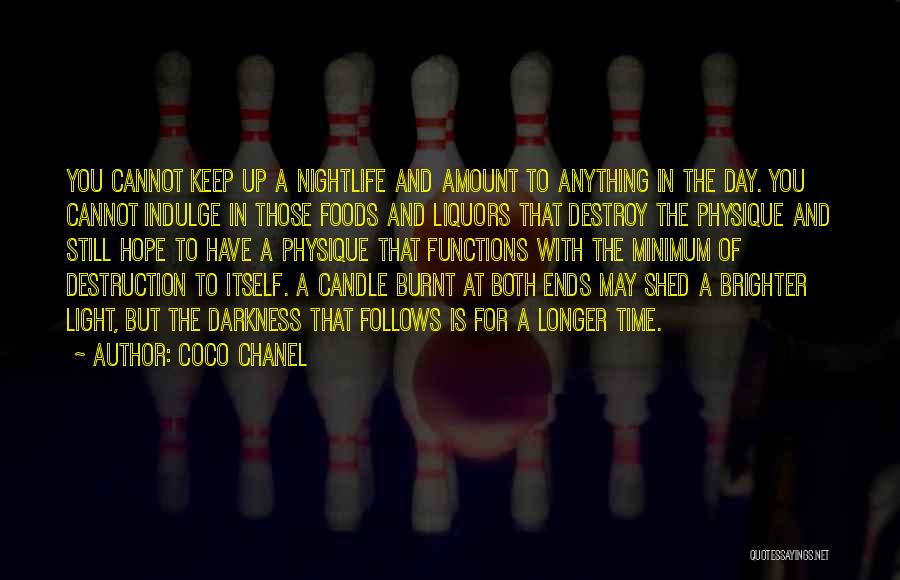 Light Of Candle Quotes By Coco Chanel