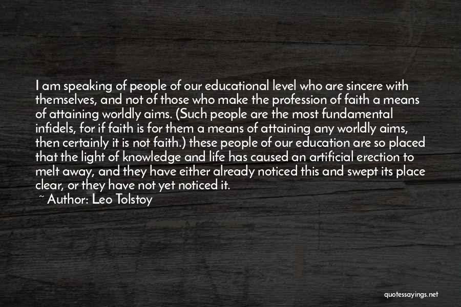 Light Of Education Quotes By Leo Tolstoy