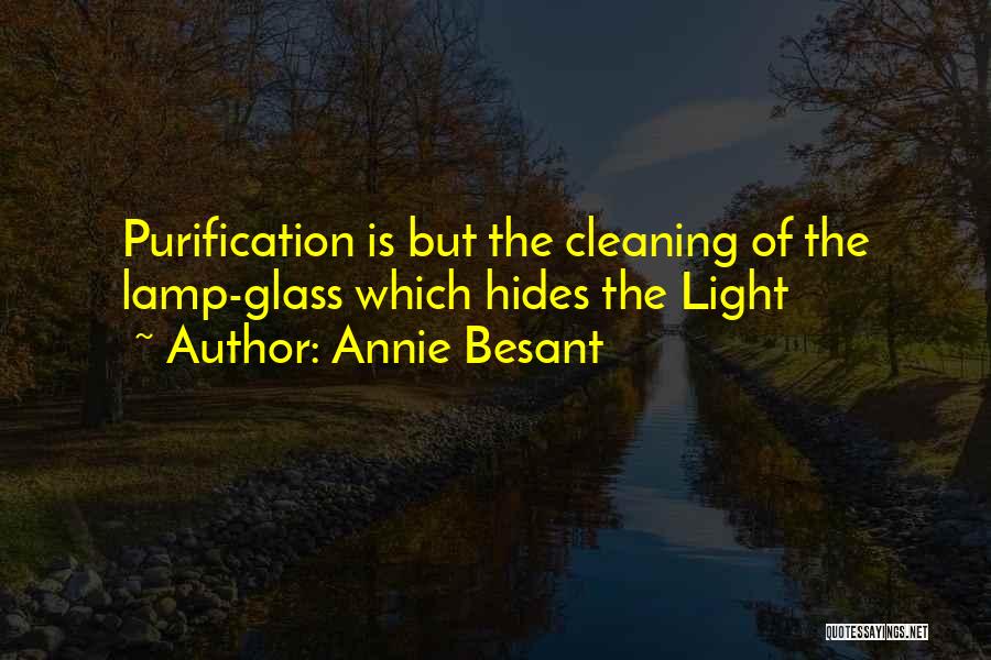 Light Of Lamp Quotes By Annie Besant
