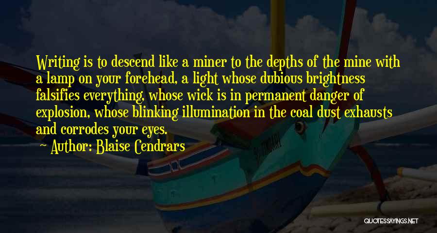 Light Of Lamp Quotes By Blaise Cendrars