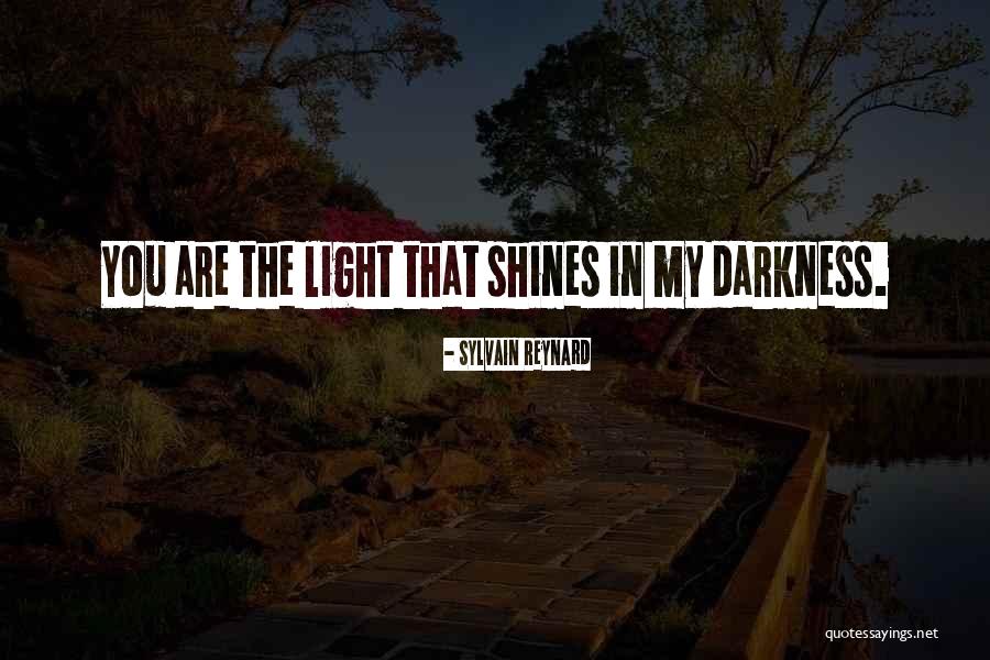 Light Shines In Darkness Quotes By Sylvain Reynard