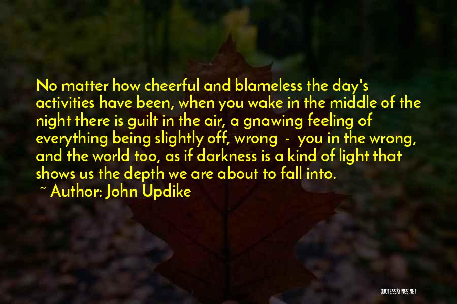 Light Shows Quotes By John Updike