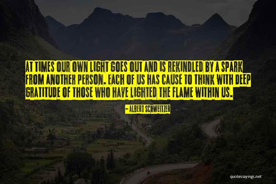 Light Spark Quotes By Albert Schweitzer Light Spark Quotes By Albert Schweitzer