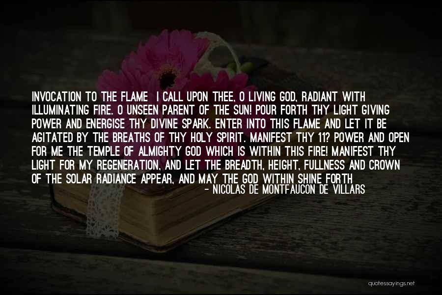 Light Spark Quotes By Nicolas De Montfaucon De Villars Light Spark Quotes By Nicolas De Montfaucon De Villars