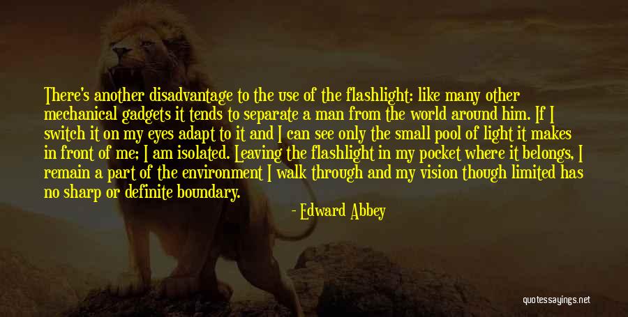 Light Switch Quotes By Edward Abbey