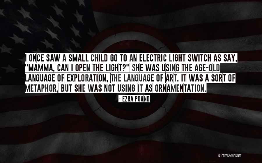 Light Switch Quotes By Ezra Pound