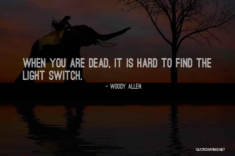 Light Switch Quotes By Woody Allen