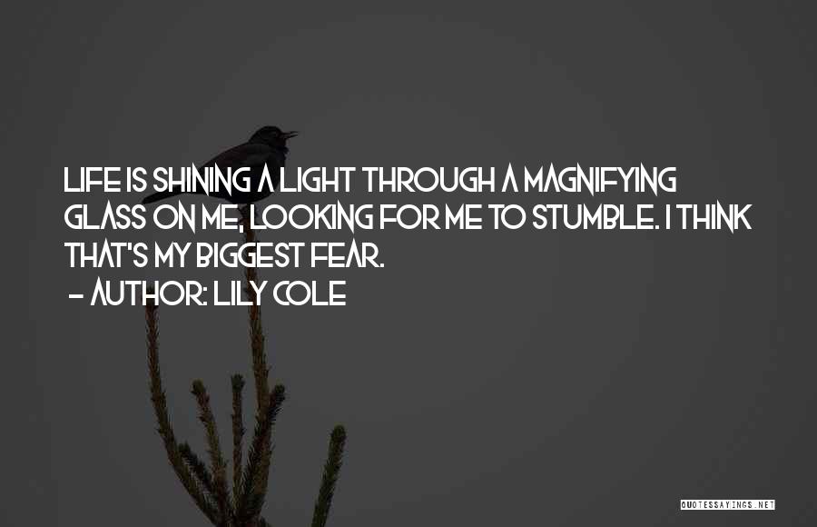Light Through Glass Quotes By Lily Cole