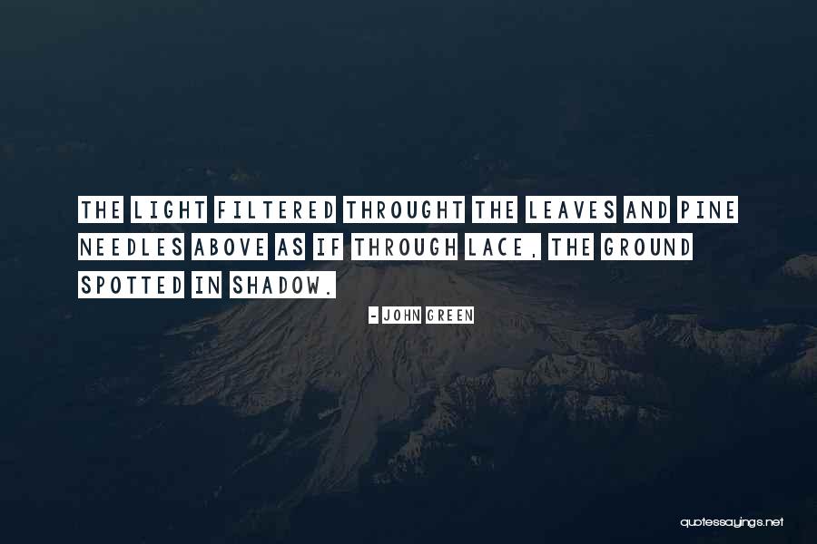 Light Through Leaves Quotes By John Green Light Through Leaves Quotes By John Green