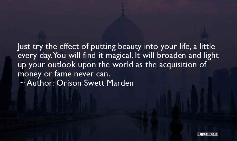 Light Up Your Life Quotes By Orison Swett Marden