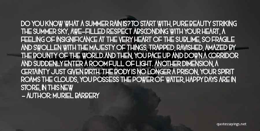 Light Water Quotes By Muriel Barbery