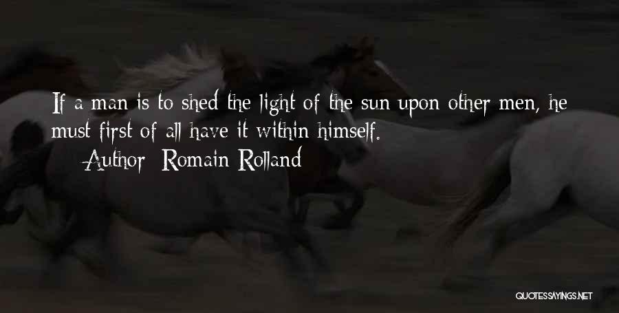 Light Within Quotes By Romain Rolland