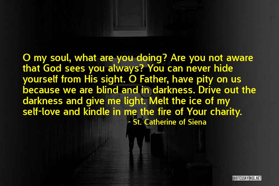 Light Yourself On Fire Quotes By St. Catherine Of Siena Light Yourself On Fire Quotes By St. Catherine Of Siena