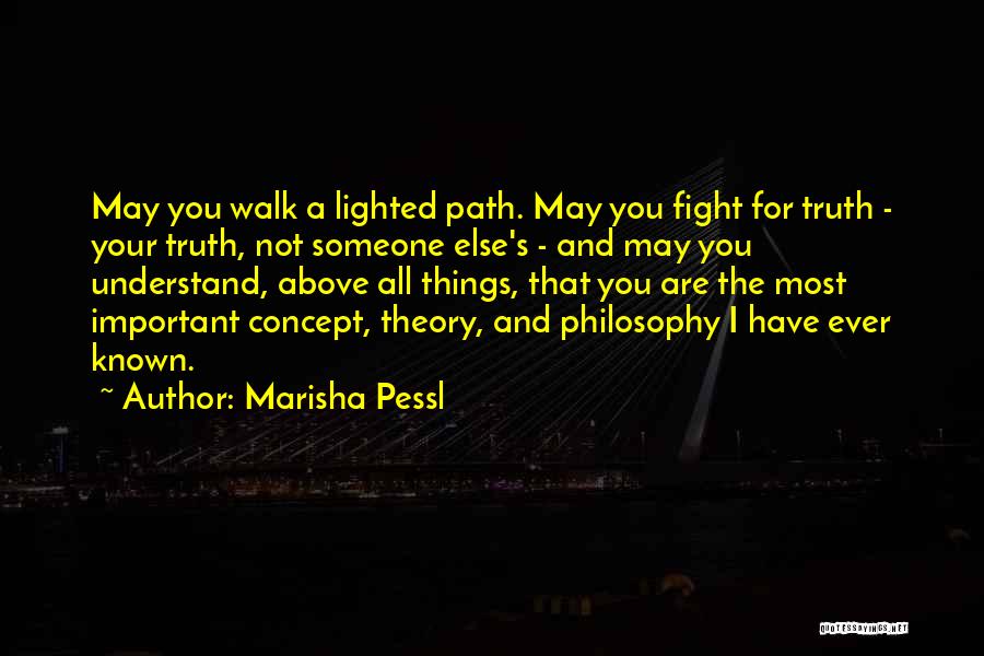 Lighted Path Quotes By Marisha Pessl