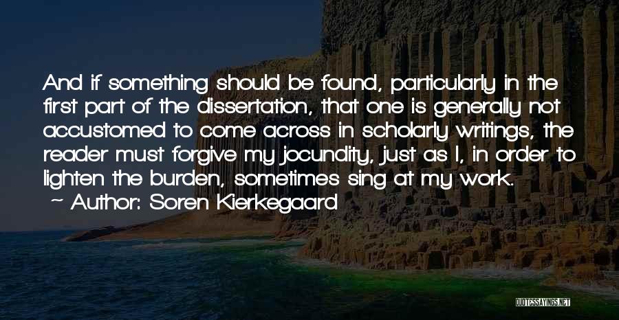 Lighten The Burden Quotes By Soren Kierkegaard