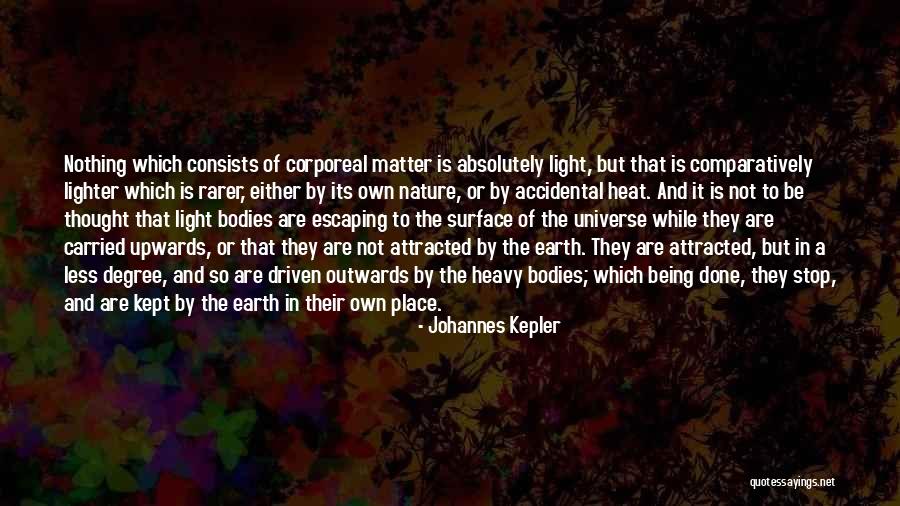 Lighter Quotes By Johannes Kepler