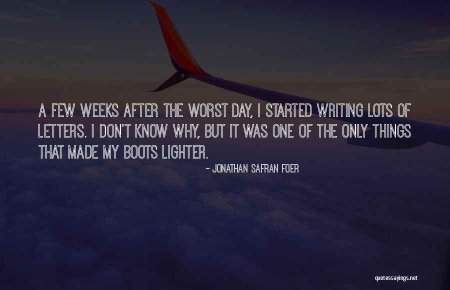 Lighter Quotes By Jonathan Safran Foer