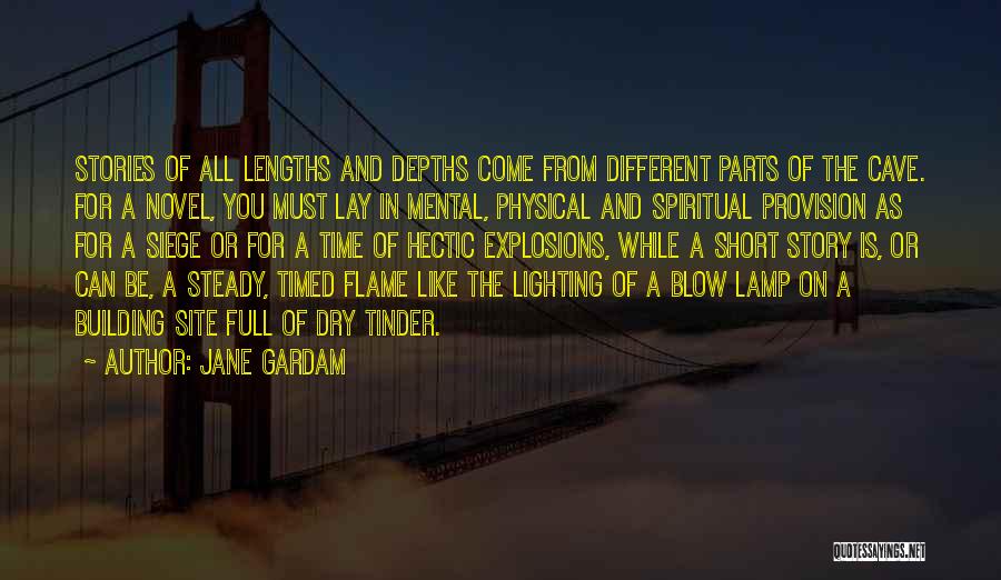 Lighting Of Lamp Quotes By Jane Gardam