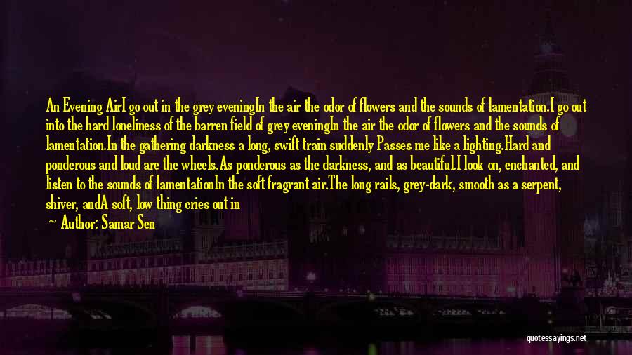 Lighting Up The Night Quotes By Samar Sen